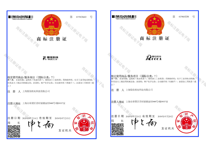 商標注冊證老司机免费视频RUCCA